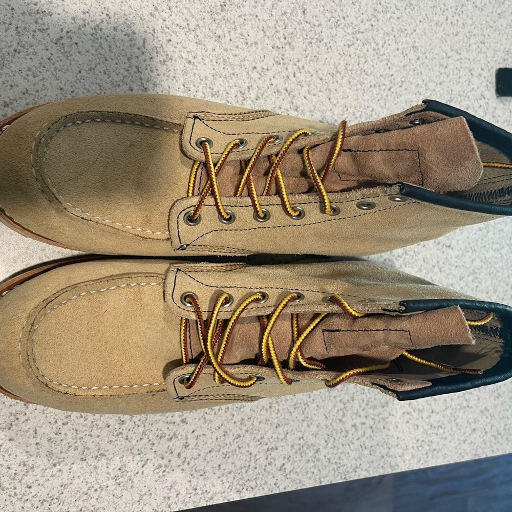 Redwings Suede Moc Toe Boots #8173